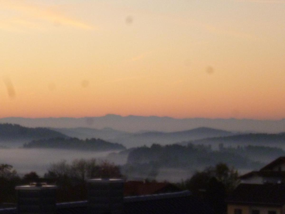 Ferienwohnungen Alpenblick Mit Garten -Panoramasauna- Kirchdorf im Wald Dış mekan fotoğraf